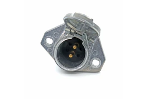 Trailer Plug Connector 2 Pin Europe Heavy Duty Trailer Adapter Electrical Socket for RV Trailer