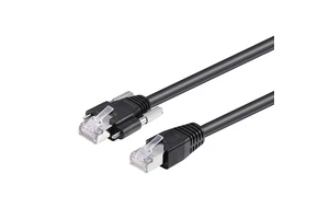 Industrial Gigabit Ethernet RJ45 Cable Machines Vison Horizontal Thumbscrews for Electronic Featuring PVC Rubber Compatible