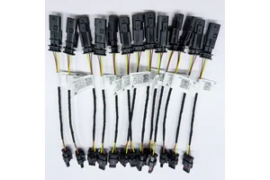 Core PLC Gearbox Motor Engine Components Connecting Sensor Actuator Cables Custom Wiring Harness