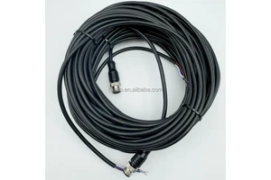 High Quality Flexible Sensor Cable M5 M8 M12 3Pin 4Pin Male Female Straight Angled Sensor 5m 10m 15m Wiring Harness Connection