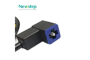 Waterproof IP67 DIN 43650 Form a 2+PE Solenoid Valve Connector Pre Molded & Field Wireable for Sensors Actuators Profibus