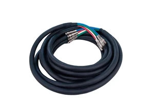 ADAMICU Customized CAT 6 Low Loss Ultra-flexible Coaxial Cable Assembly Model CXP for Communication and Testing
