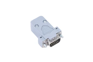 D-SUB VGA Dust Cover with Gold Contacts IP66 Rating ABS Housing (Plastic Shell)  Conector