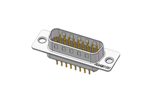 26 Pin Male 180 Degree Straight D Sub HD Cable Connectors Electrical Part for Connectors