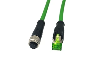 Customized IP68 Waterproof M8 M12 M14 M15 M16 Connector Cable with 4P DIN Push Pull Adapters 2 3 4 5 Pin Connectors