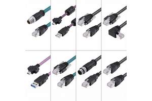 Industrial Camera Automation Machine Vision GigE Ethernet Cable High Flex RJ45 CAT6A Right Screw Lock Shield Automation
