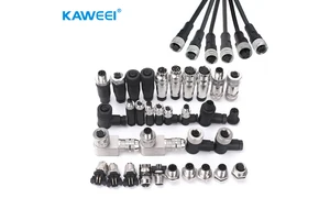 Custom M12/M8 Waterproof Connector Cable | IP67/IP68 Tinned Copper Industrial Sensor Cable for Automation