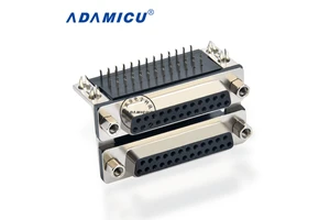Factory Direct D-Sub Connectors Right Angle DB25 25pin Female to 25pin Female DB25 D-Sub Conector
