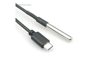 Customized DS18b20 Temperature Sensor Cable USB C Male