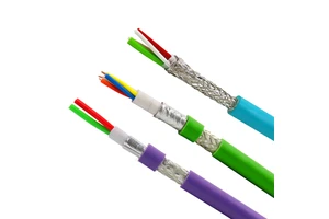 Applicable Industrial DP Profibus Cable 6xv1830-0eh10, 2 Core 22 24awg RS485 Communication Cable