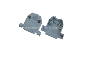 Durable D-Sub 9-Pin VGA Dust Cover with Secure Plastic Lock Solder Cup Mounting Screw and Nut