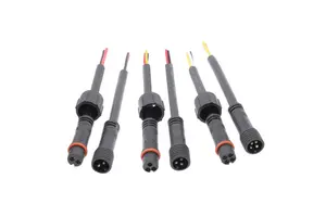 IP65 Waterproof 2PIN Sensor Extension Cable Male to Female PVC Wire with Waterproof Connector Model M12