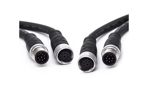 ODM Custom ip68 ip67 waterproof m12 sensor cable connector with shield cable