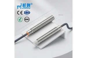 Brass Nickel Plated M8 Non Flush PNP NC 2m Cable Anti Interference for Packaging Material Counting Capacitive Proximity Sensor