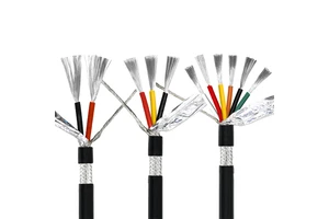 Double Shield Signal Control Cable PVC Electrical Wire Awm 2464 VW-1 Vw 1 80C 300v PVC Insulation