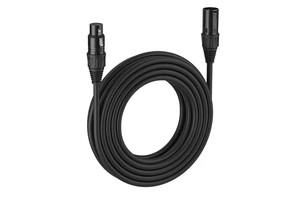 XLR Male to Female Balanced 3-Pin Microphone Cable with PVC Insulation