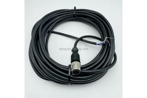 Customized M12 M8 Male Female Plug Socket 2-8 Pin PVC Circular Cable 1m 5m 10m 15m Sensor Cable for Electronics