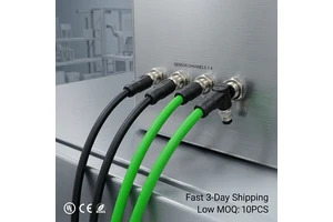 UL CE RoHS M8 Connector Right Angle 3 4 5 6 8 Pin IP67 Waterproof Sensor Cable for Industrial Automation Robotics Factory Price