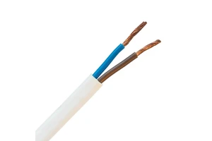 Wholesale H03VVH2-F 2x0.75mm Flat Cable 300/300v Extension Cord Electrical PVC Construction Cable