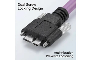 USB3.0 Machine Vision Cable Screw Lock Design Prevent Loose Connection