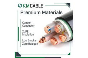 Low Smoke Halogen Free XLPE Insulated Multi Core Power Cable 0.6/1kV Copper Conductor