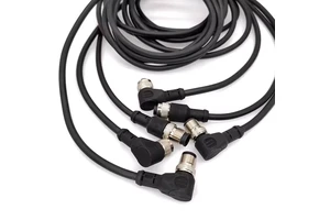 M12 sensor connector cable double head male female 2m wire waterproof 4Pin 5Pin 8Pin