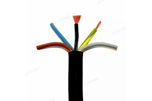KMCABLE 2.5mm2 Insulated Electrical Cable Wire, 3/4/5/6 Core PUR Sheath Flexible Cable H05BQ-F H07BQ-F