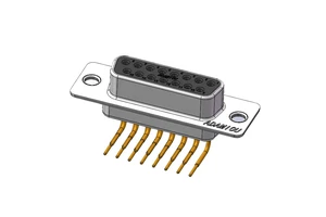 RS232 Female Connectors with DB15 Mounting Bracket Right Angle D-Sub VGA