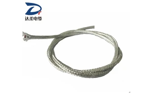 Fiberglass Thermocouple Extension Wire Tinned Copper Conductor 300-500V IEC 60584 Certified High Temperature Sensor Cable