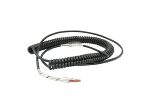 Manufacturer PU PVC Coil Spiral Communication Shielded Cable Wire 2 Core 3 Core 4 Core 5  Flexible Instrument Spiral Cable