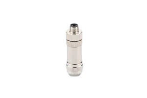 Ethernet Work Mental Shielded M8 Circular Automation B D Code 6P IP67 IP68 Waterproof Male/Female Connector