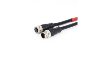 M12 8P Male Ethernet Cable CCB-84901-2001 CONGNEX Vision Copper Contact Material 10A Rated Current High Performance Connectors