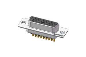 D-Sub Adapter HDB26 VGA 26 Pin Female Male Right Angle PCB Mount Monitor Pure Copper Conductor PVC Insulation for Electronic Use
