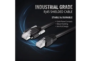 Custom Flexible Towing Cat5 Network Ethernet Cable Shielded Industrial Camera CCTV for Network Usage for Communication Cables