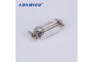 15-Pin DB15 Automotive VGA D-Sub Connector Straight Female Male PCB Adapter