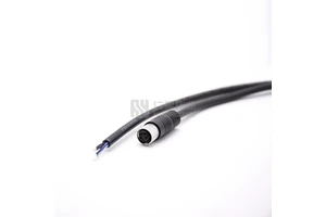 M8 A-Coded 4 Pin Female PVC Shielded Sensor Cable IP67