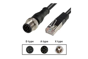 Industrial Cat6 Ethernet Cable Shielded STP FTP 1000ft  Resistant Bulk LAN Network Wire for Continuous Reciprocating Motion
