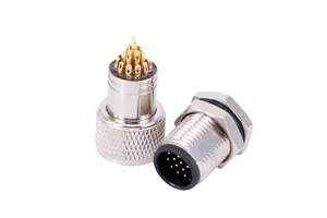M1217PIN Waterproof Switch Connector Male Female Butt Joint Low Temperature Resistance Long Life Copper for Automotive Use