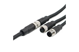 M12 A-code 4pin 5pin 8pin 12pin Male to Female Waterproof Sensor Straight Cable