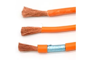 High Voltage EV Orange Cable 6mm2 10mm2 16mm2 DC Shield Electrical Vehicle Car Boat Cable