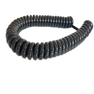 Kai Mei Cable RVUT 2/3/4/5/6/7/8/10 Core Power Spring Wire Coiled Spiral Cable 8 Pin High Elasticity Telescopic Cable -40