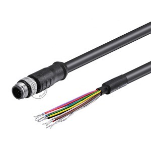 High Quality HRS 12p Male I/O Power Cables PVC Insulated Industrial Camera Cable for Analog Automobile Cameras Machine Vision