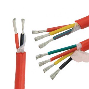 Welding Machine Wire Electrical Silicone Rubber Wire 0.5 0.75 1.5mm High Temperature Soft 3 Multi Cores Wire Cable