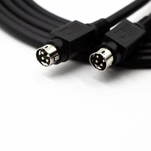 DIN Flex 4-Core Pin PUR Electrical Cord Spiral Connector Copper Stranded 709 Main Auxiliary Audio Box Extension Cable IEC Female