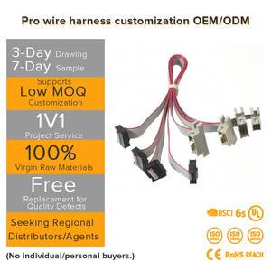 Professional Factory Awm Ffc Ribbon Power Wiring Harness for Industrial CNC Servo Drive PLC Automation Machinery Applications