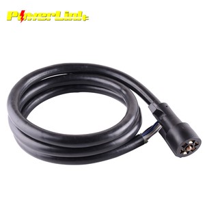 7-Way 8FT Heavy-Duty Quick-Connect UV-Resistant Trailer Cable