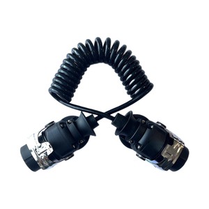 7Pin 24V TPU ABS/EBS Trailer Spiral Cable Assembly for Heavy Duty