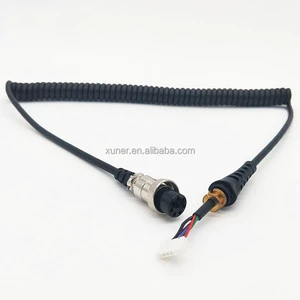 GX-16-8 Female to Jst 6pin Spiral Cable