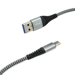 3A Fast Charging USB Type C Cable Durable and Efficient Pure Copper for Phone Computer Camera Quick Data Transfer