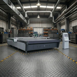 1625 Fixed Cnc Digital Oscillating Knife Die V Cutter Package Corrugated Card Box Flatbed Paper Cutting Machine